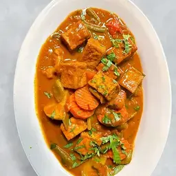 Tofu Shobjir Jhol (vegan)
